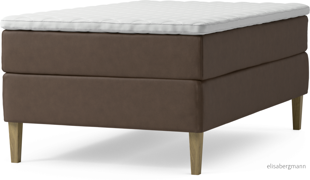 Delux Dream Kontinentalsäng, enkelsäng 120 cm med bäddmadrass och sängben fRr3x