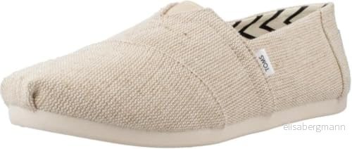 TOMS Alpargata Heritage canvas loafer platt, Naturligt ofärgat, 39 EU 195703234484