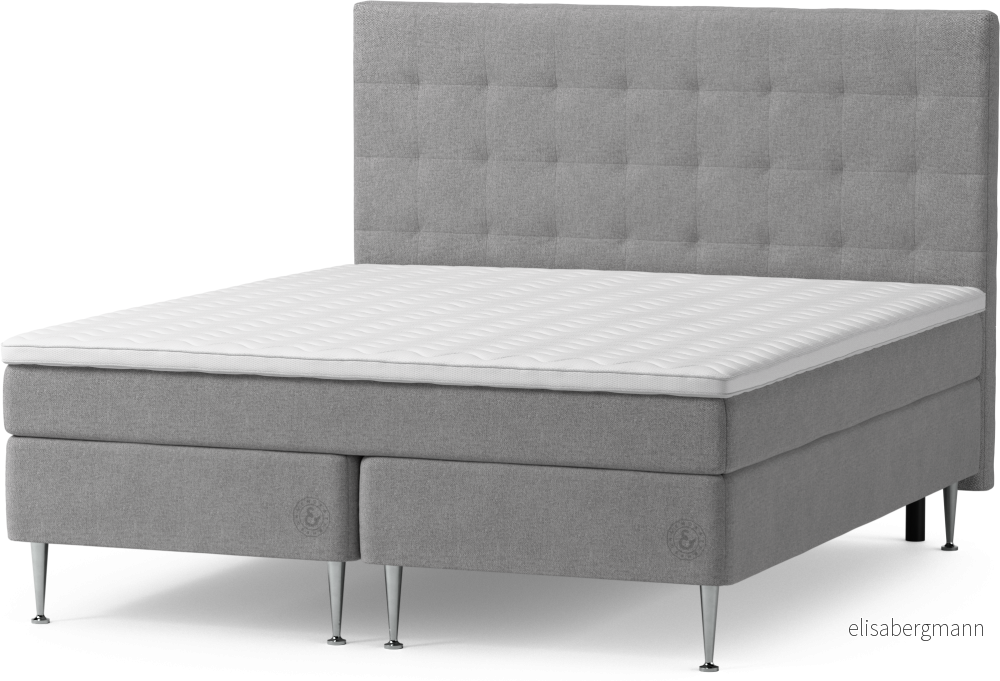 Asperö Comfort Kontinentalsäng, dubbelsäng med bäddmadrass Comfort och sängben OPun2