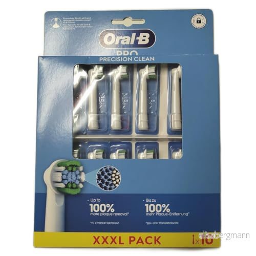 Oral B Pro Precision Clean ersättningsborsthuvuden, 10 borsthuvuden 8006540986912