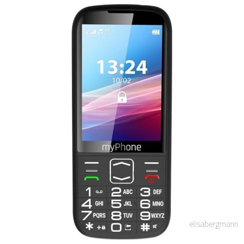 myPhone Halo 4 LTE knapptelefon för seniorer utan kontrakt seniormobiltelefon, dubbla SIM kort, stora knappar och display 3,5 tum, enorm 2 500 mAh batteri upp till 16 dagar med en enda laddning + 5902983626374