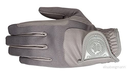 PFIFF 102776 Ridhandske "Softshell Grip", grå 8 4032668315215