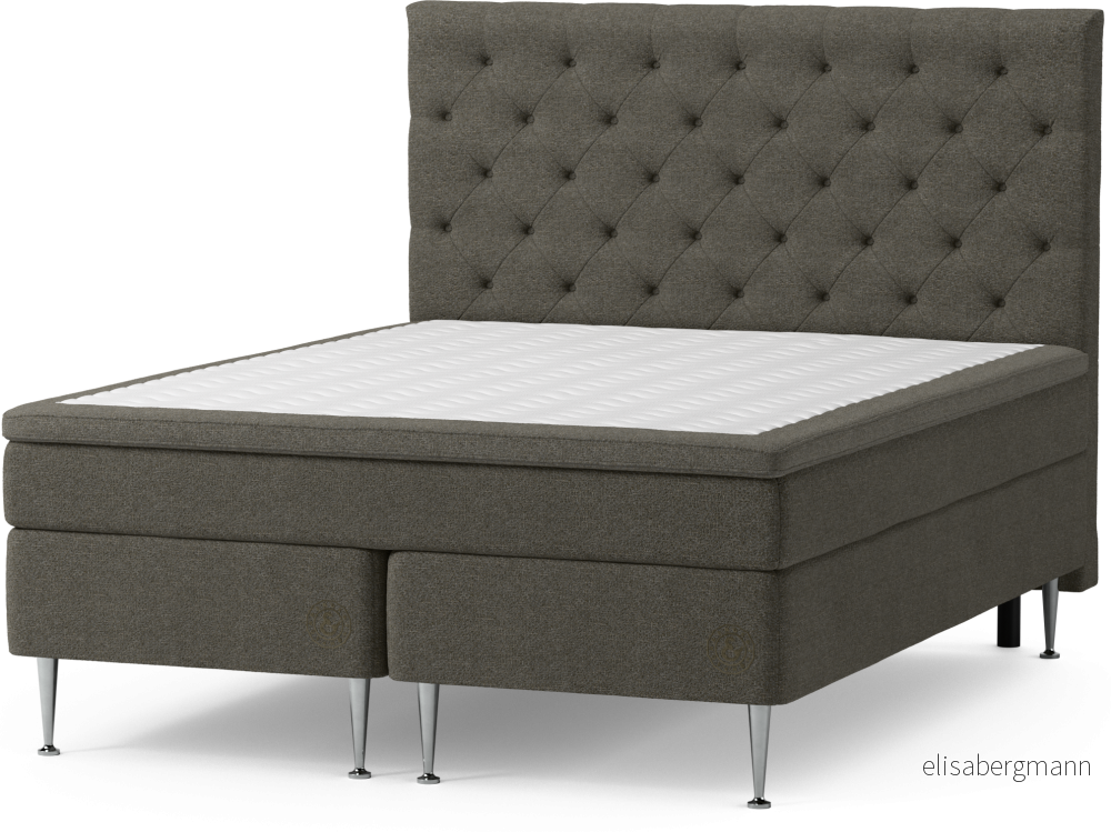Asperö Comfort Kontinentalsäng, dubbelsäng med bäddmadrass Comfort och sängben EsDAs
