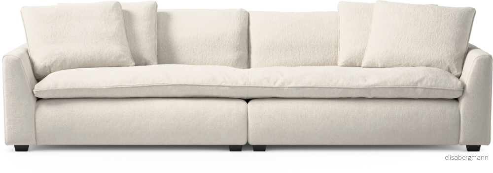 Bellora 4-sits soffa, hel dyna 99LrP