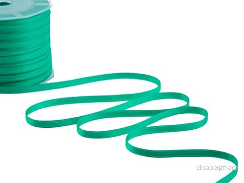 Furlanis Dubbelsidigt satinband, Italienskt tyg smaragdgrön, 6 mm x 25 m 8027335403445 Furlanis Dubbelsidigt satinband, Italienskt tyg smaragdgrön, 6 mm x 25 m 8027335403445
