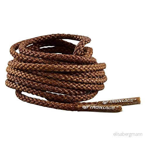 IRONLACE Obrytbara stövel och skosnören brun 72 tum 183 cm 664303400105