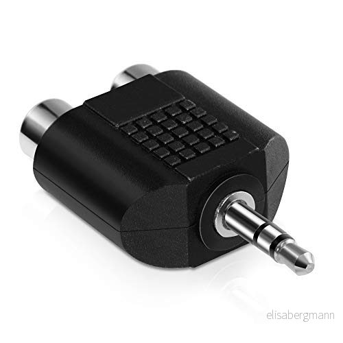 [Ny] HDSupply ljudadapter 3,5 mm kontakt till 2 x RCA uttag 4260134120418
