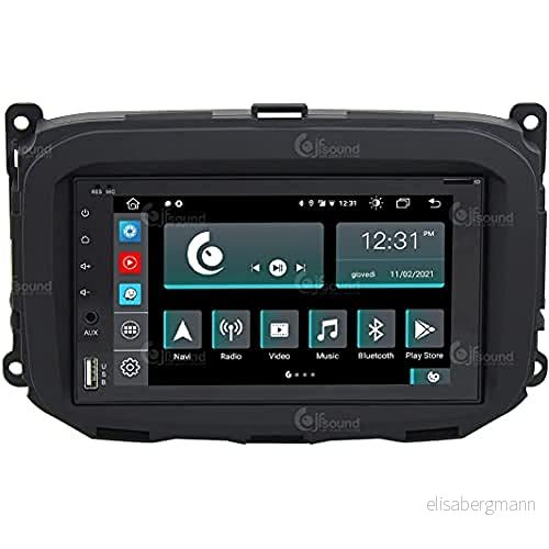 Jf Sound car audio system Costum Fit Bilradio för Alfa Romeo Giulietta Android GPS Bluetooth WiFi USB Full HD Touchscreen Display 6.2" Easyconnect Processor 8core Röstkontroller 8059307171649