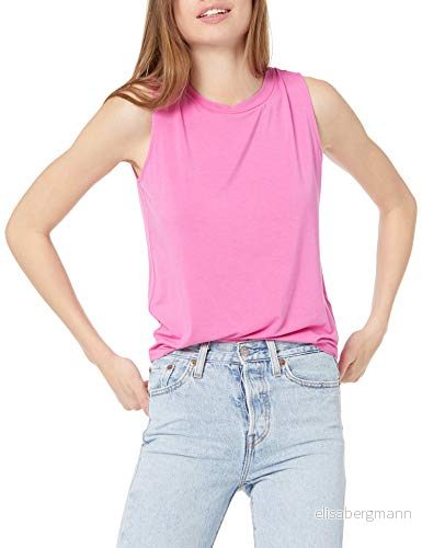 Amazon Essentials ärmlös muskellinne, ljusrosa, medium 195111312699
