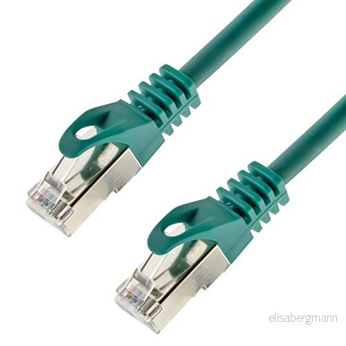 Nätverkskabel S/FTP PIMF Cat.7 3,00 meter grön patchkabel Gigabit Ethernet LAN DSL CAT7 kabel 4053171976557