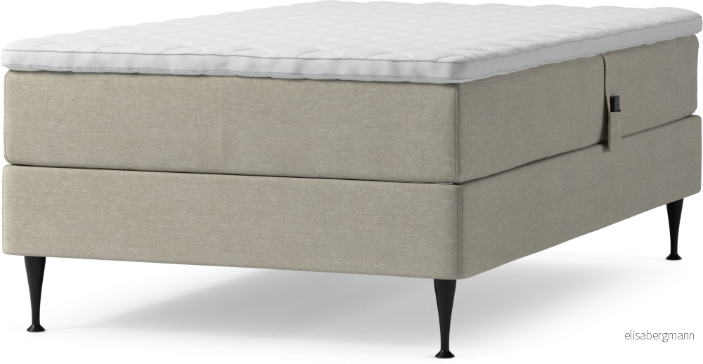 Delux Dream Ställbar säng, enkelsäng med bäddmadrass och sängben 330H5