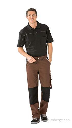 Planam 2126056 Canvas 320 byxor storlek 56 brun/svart 4030913052731