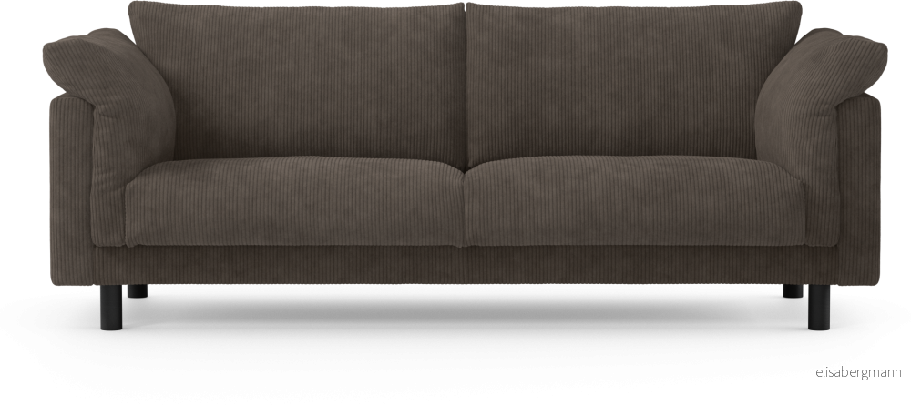 Cherrie 3-sits soffa, fast klädsel CbcIE