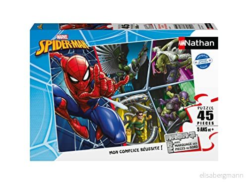 Puzzles Nathan Pussel 45 bitar titel icke definitivt/Spider Man Ultimate Child, 4005556861859 4005556861859