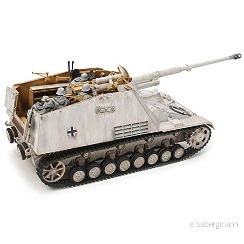 Tamiya 35335 1:35 tysk pansarjägare noshörning (4), modellbyggsats, plastbyggsats, byggsats för montering, detaljerad kopia, beige 4950344353354