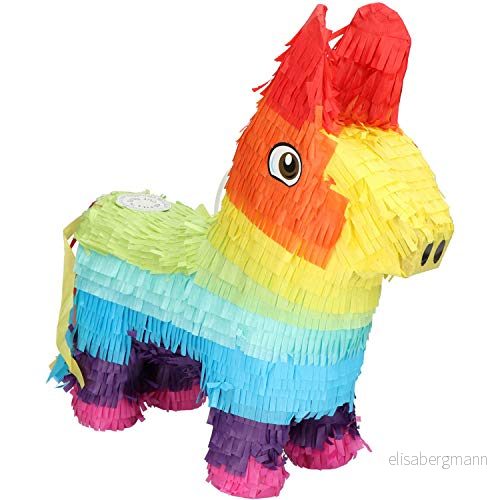 Folat Pinata åsna Rainbow Bday 35x39cm 8714572658355