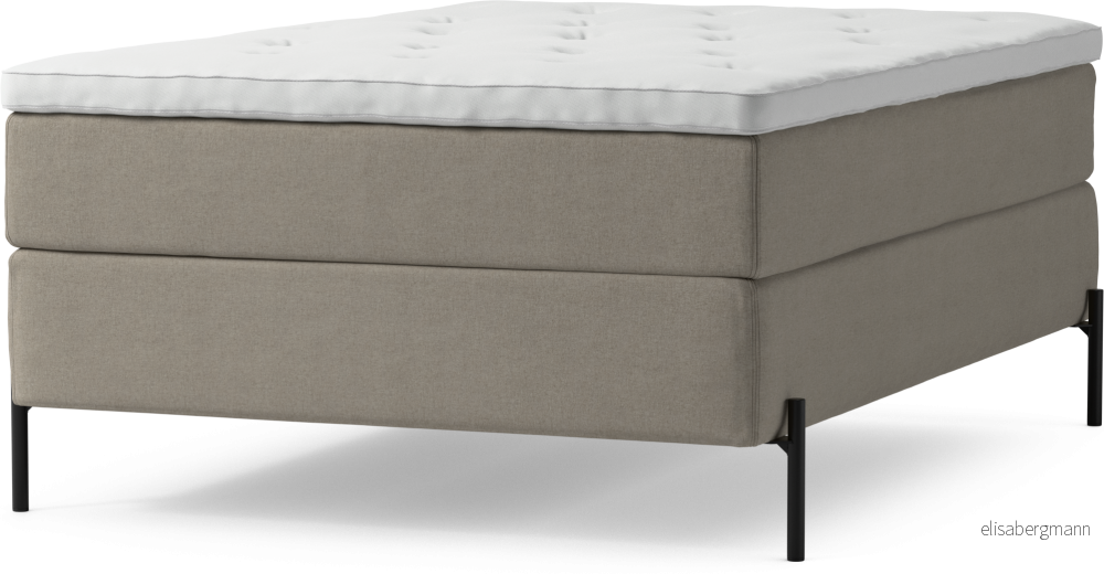 Delux Dream Kontinentalsäng, enkelsäng 140 cm med bäddmadrass och sängben nUxuY