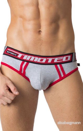 Timoteo Sport 2.0 Super Low Brief Grå Storlek XL Paket med 1 791090742153