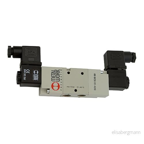 RIEGLER 106542 517.125 38 3/2 baneventil, elektropneumat., bistabil, G 3/8, 230 V, 50 Hz, 1 st. 4047322386098