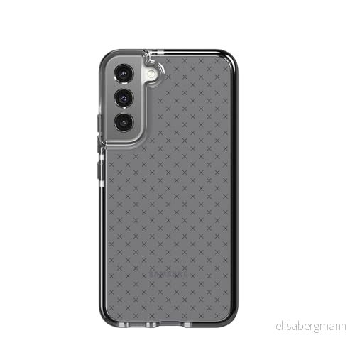 Tech21 Evo Check for Samsung Galaxy S22 Plus skyddande telefonfodral med 15 fot multitroppsskydd rökigt svart 5056234794364