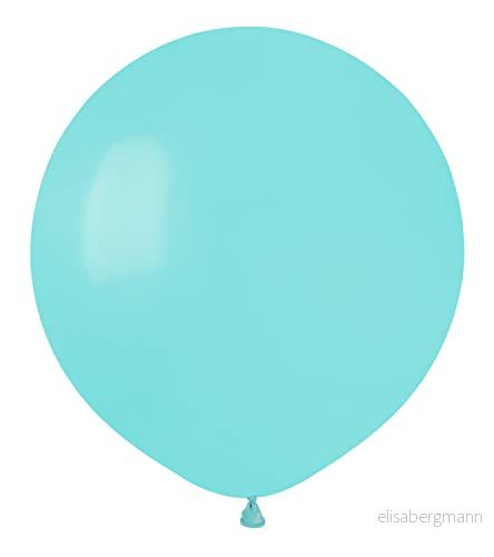 Kuvert 25 st Premium Quality Natural Latexballong G150 (Ø 48 cm/19 tum), pastellblå 8026196345789