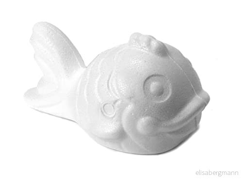 INNSPIRO Porex fisk 11x4cm. Väska Hänga 6u. Djur, Vit, 6 8428885282120