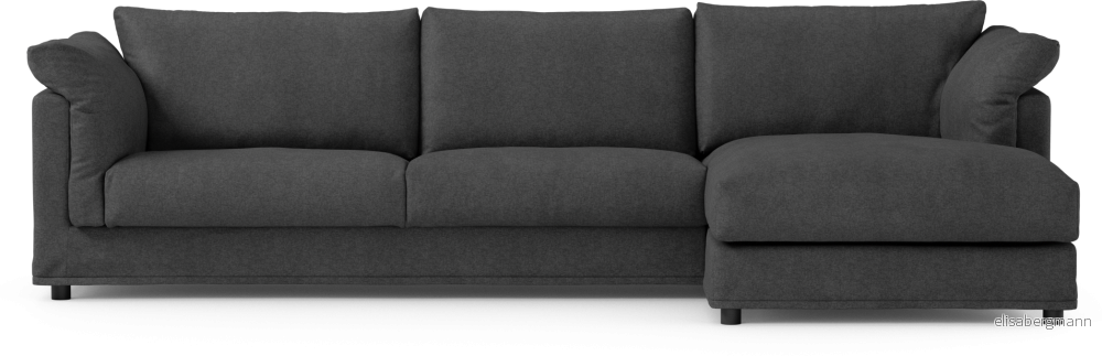 Cherrie 3-sits soffa med schäslong höger, med kappa zK4FY
