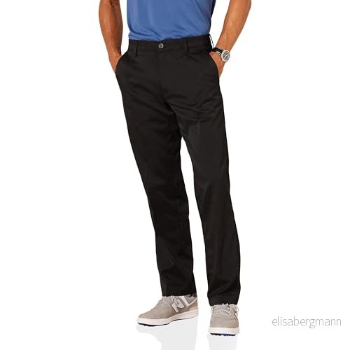 Amazon Essentials mäns Classic Fit Stretch golfbyxa (finns i stora och långa), svart, 38 B x 34 L 195111830407