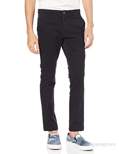 Amazon Essentials Herr Skinny Fit Casual Stretch Chino Byxa, Svart, 32 B x 31 L 193548334598