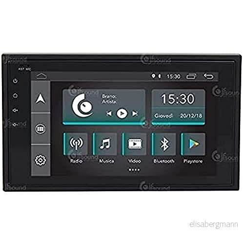 Universell Bilradio 2DIN Android GPS Bluetooth WiFi USB Full HD Touchscreen Display 6.2" Easyconnect 8059307174275