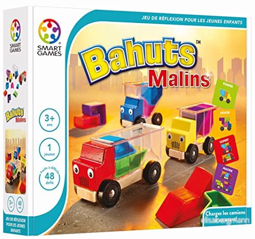 SmartGames SG 035 FR Bahuts Malins tänkande, logik och installationsspel, flerfärgad, L 5414301518839
