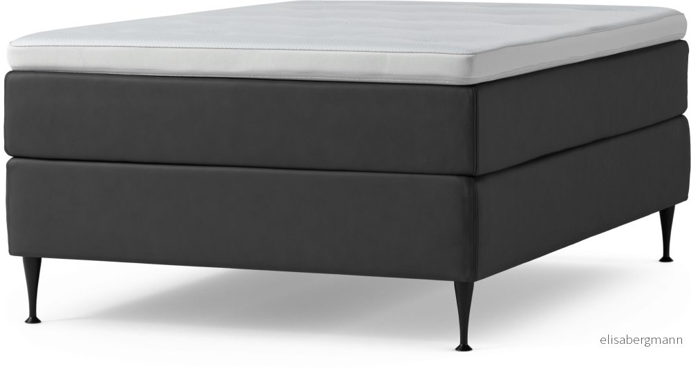Delux Dream Kontinentalsäng, enkelsäng 140 cm med bäddmadrass och sängben i2EIv