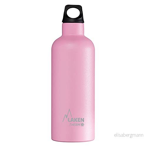 Lakey ramangwana Stainless Simbi Thermal Bottle 18/8 uye vacuum insulation nemadziro maviri, pink, 500 ml 8412544028358