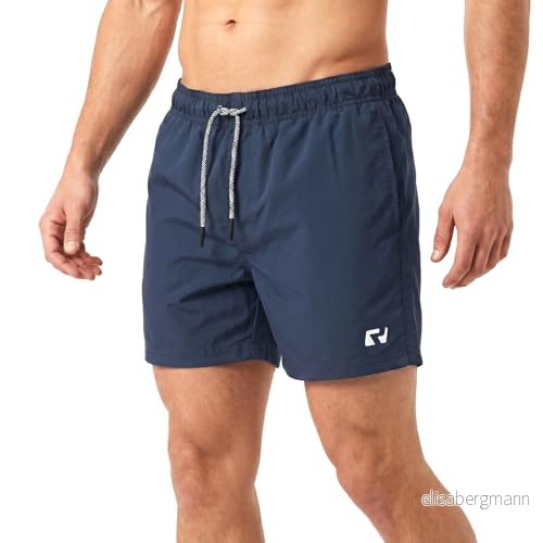 RIPT Performance Herrar Essentials Quick Dry UV 50 Solskydd Badshorts Badbyxor,Marinblå, M 5050217333069
