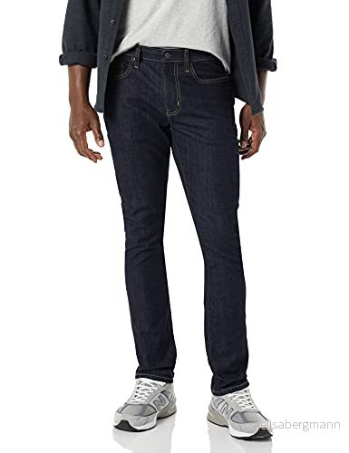 Amazon Essentials herr Skinny fit High Stretch Jean, sköljd, 35 B x 32 L 195111632377
