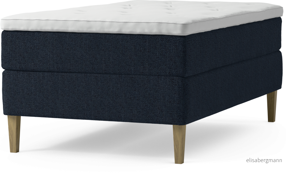 Delux Dream Kontinentalsäng, enkelsäng 120 cm med bäddmadrass och sängben rtnE3