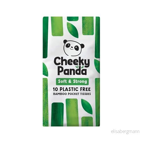 The Cheeky Panda Förpackning med 10 plastfria bambunäsdukar 5060561630370