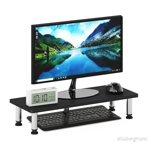 Furinno Turn N Tube Monitor Riser Stand, Americano, rostfria stålrör 810006774801
