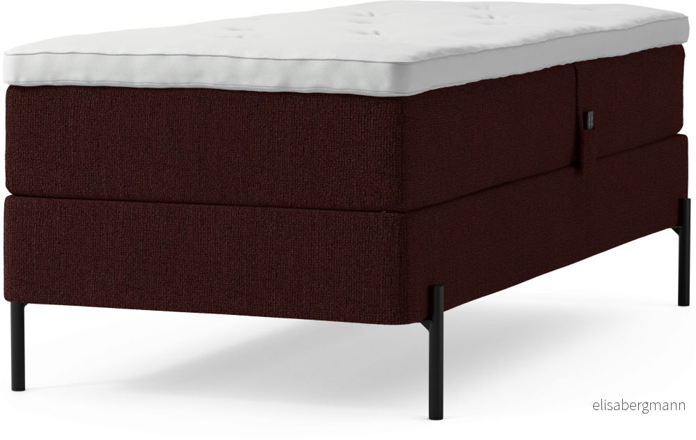 Delux Dream Ställbar säng, enkelsäng med bäddmadrass och sängben Ok3KB