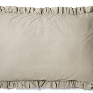 Bridgeport Örngott till hotellkudde i garnfärgad bomull med volang, 70×100 cm ft1QW Bridgeport Örngott till hotellkudde i garnfärgad bomull med volang, 70×100 cm ft1QW