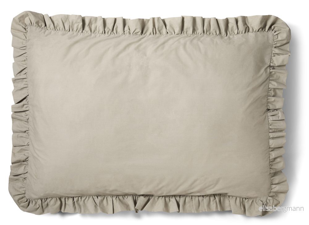 Bridgeport Örngott till hotellkudde i garnfärgad bomull med volang, 70×100 cm ft1QW Bridgeport Örngott till hotellkudde i garnfärgad bomull med volang, 70×100 cm ft1QW