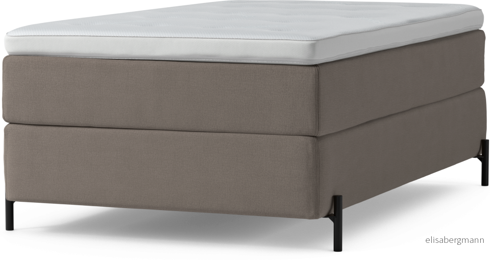 Delux Dream Kontinentalsäng, enkelsäng 120 cm med bäddmadrass och sängben OZ1p9