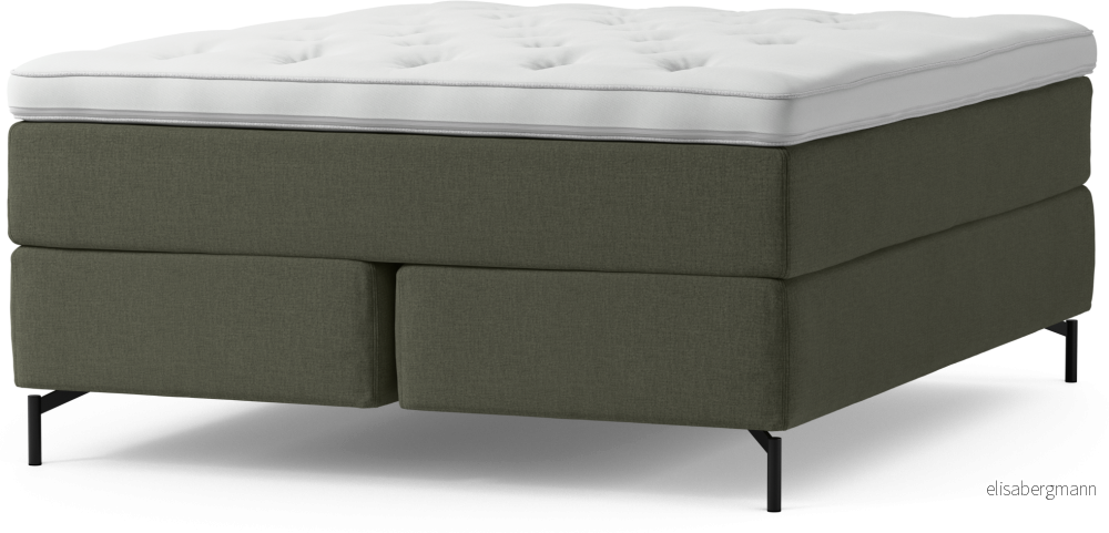 Delux Dream Kontinentalsäng, dubbelsäng med bäddmadrass och sängben WDIsc