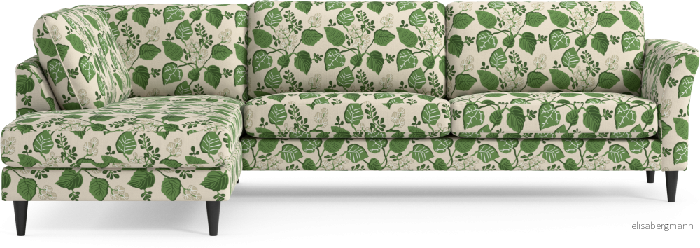 Bridge 3-sits soffa med divan vänster X3vLb
