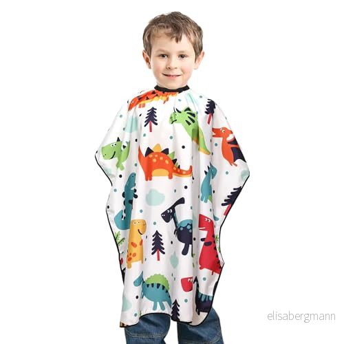 1 styck frisörkappa för barn, frisörtillbehör, justerbar liten dinosauriekappa, tecknad dinosaurie, lämplig pojkar och flickor., flerfärgad, 78.7*68.5cm 703250791185 1 styck frisörkappa för barn, frisörtillbehör, justerbar liten dinosauriekappa, tecknad dinosaurie, lämplig pojkar och flickor., flerfärgad, 78.7*68.5cm 703250791185