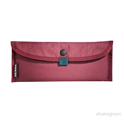 Tatonka bestickväska förvaringsväska för camping bestick 25 x 10 cm bordeaux röd 4013236336672