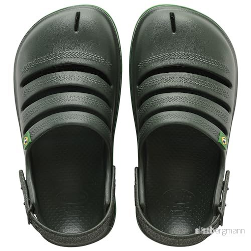 Havaianas pojkar unisex barn träsko Brasilien sandal, grön, 9 UK barn, gRÖN, Child 7909989263518