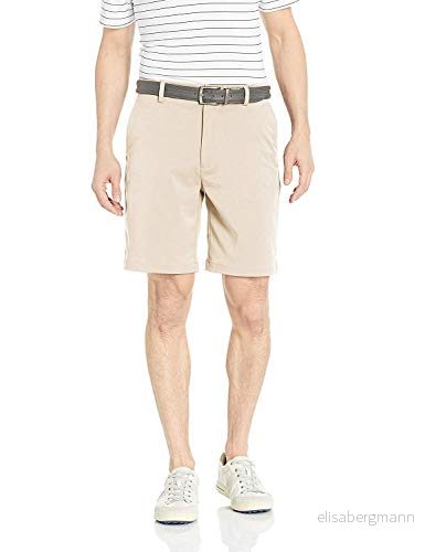 Amazon Essentials Herr Classic Fit Stretch Golf Short (Finns i stora och långa), sten, 30 195111835020