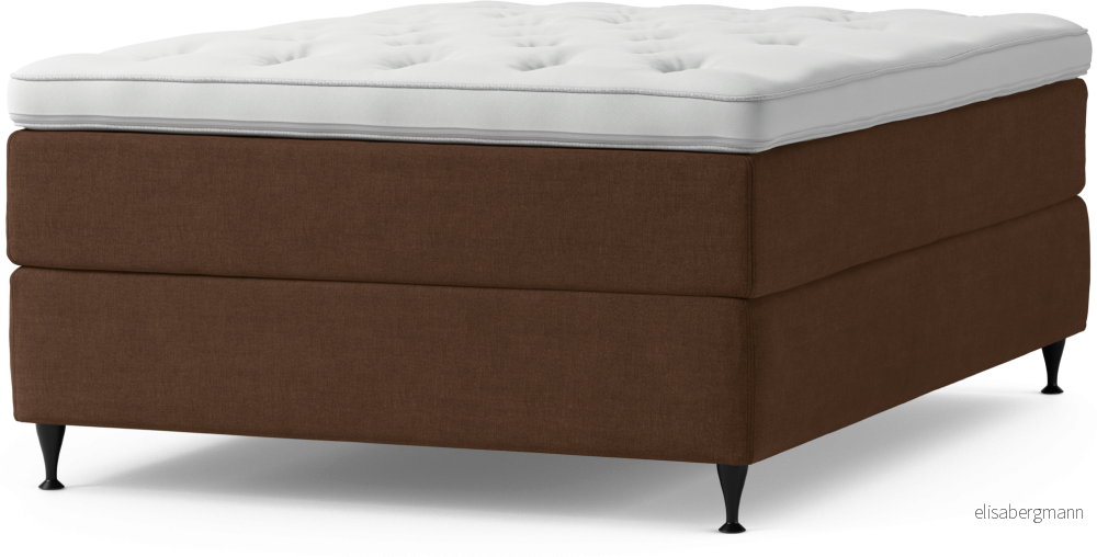 Delux Dream Kontinentalsäng, enkelsäng 140 cm med bäddmadrass och sängben r2il9