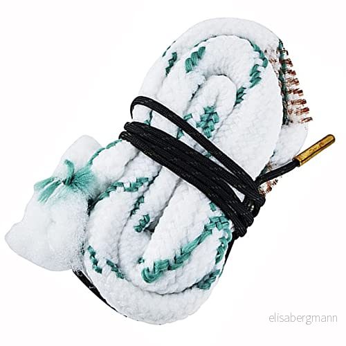 12 Ga Gauge Gun Clean Strap Pistol Rifle Cleaner Kit Rengöringsmedel för repborsteborrning, 20 Gevär/Pistol/Hagelgevär Reprengöring Mässingsborstrengöringssladd 718115179367